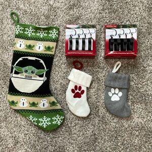 Christmas stockings and Mantle Clip bundle